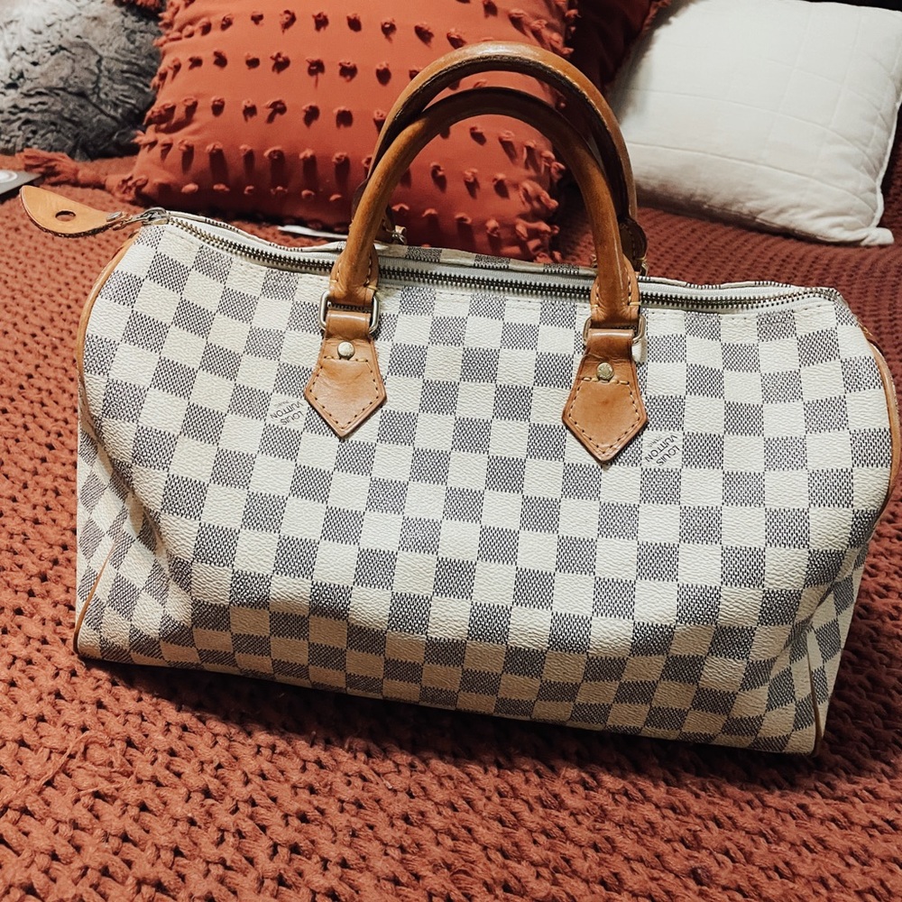 Louis Vuitton Speedy 35 Damier Azur